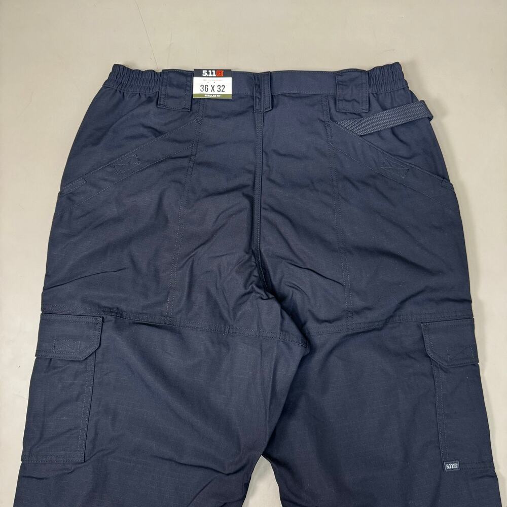 5.11 TACTICAL Men's Tactlite Pro Ripstop Pant Sz- 36"W x 32"I Dark Navy 74273 - Picture 14 of 16
